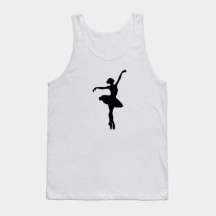 Ballet Ballerina - silhouette Tank Top